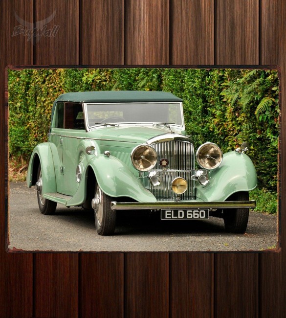 Металлическая табличка Bentley 4 Tourer by Thrupp & Maberly Металлическая табличка Bentley 4 Tourer by Thrupp & Maberly